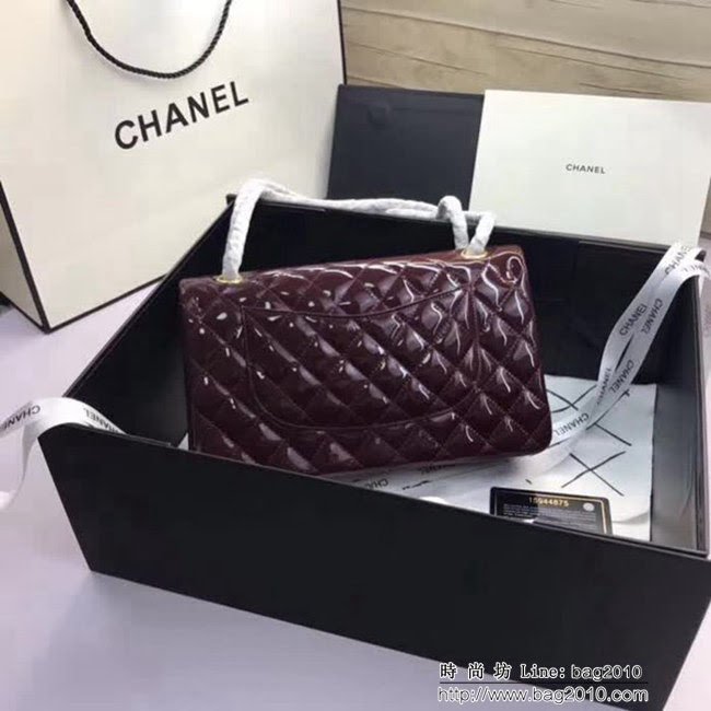香奈兒CHANEL 升級版A1112小羊皮金銀鏈條單肩斜挎包 DSC1060